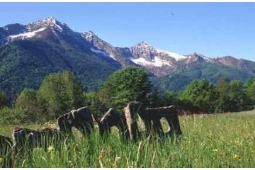 Sagrogno - Pietre segna confine e vista sul Pizzo Ragno